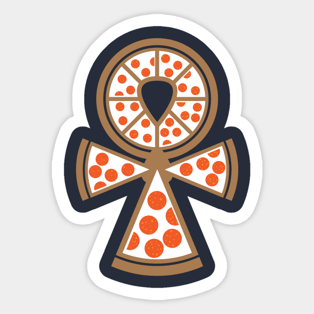 Pizza Ankh Sticker by PizzaIsLife